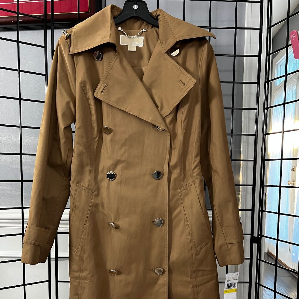 Michael Kors Trench Dark Camel
